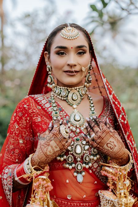 Photo of bridal portrait