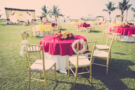 Photo of fruit table settings