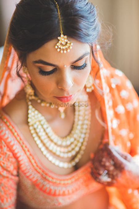 Orange Wedding Photoshoot & Poses Photo