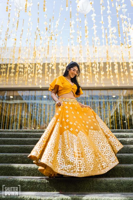 Haldi outfit ideas for brides-to-be