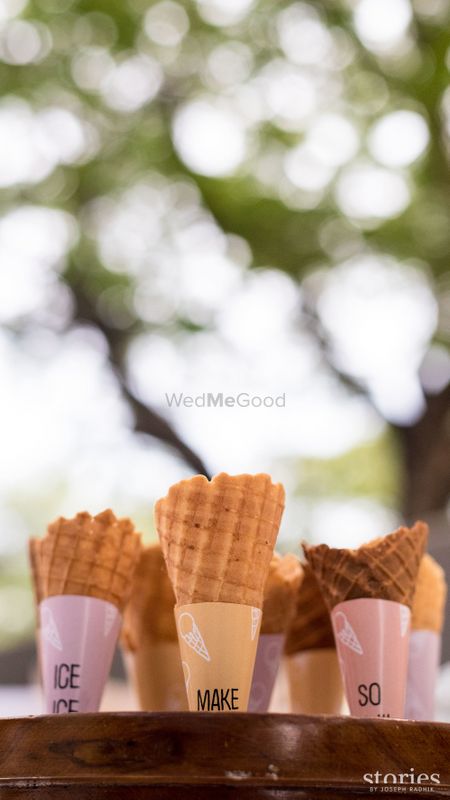 Unique customised waffle cones