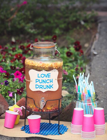 DIY Drink station with punch