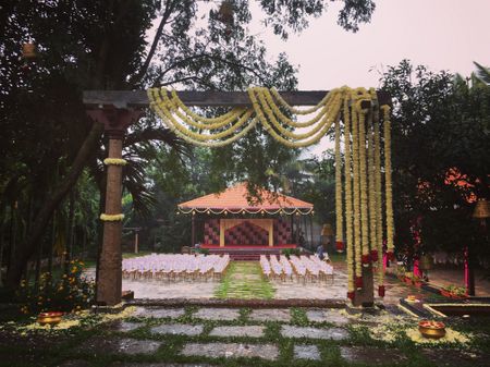 Rustic South Indian wedding decor