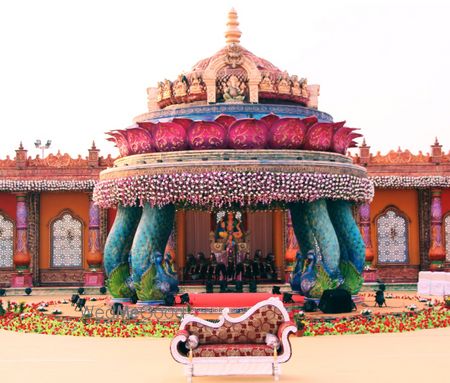 Photo of mandap south indian wedding decor