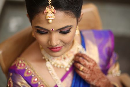 Photo of South Indian bridal makeup