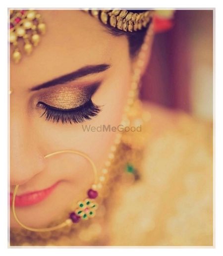 Closeup bride shot