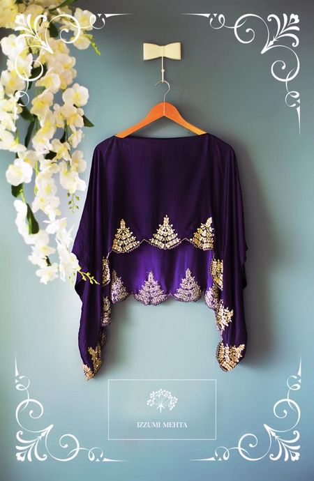 Purple Outfits Photo cape blouse