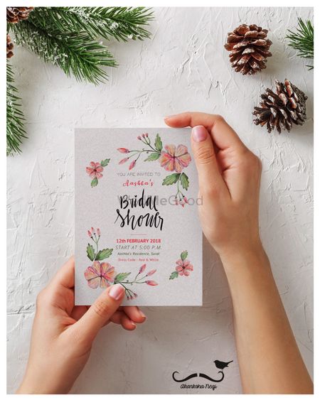 Bridal shower invitation cards