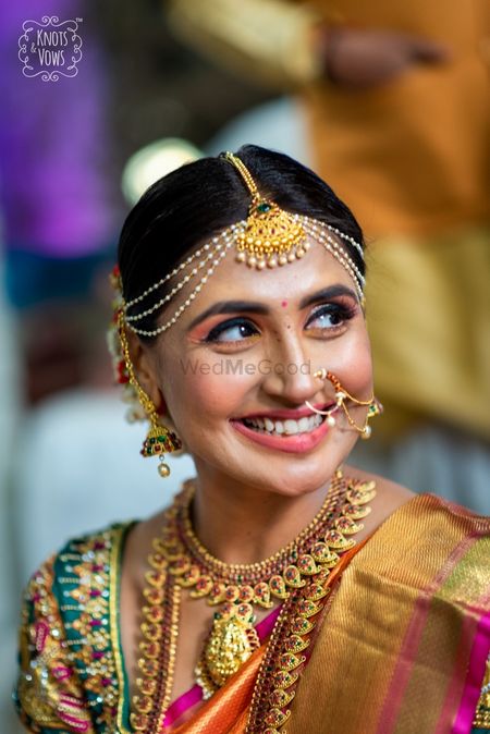 Photo of South Indian bridal portrait!