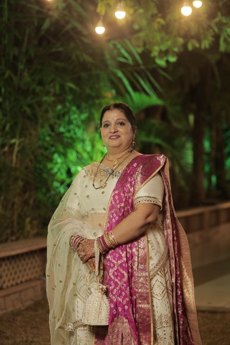 Photo of Peacock embroidery on red bridal lehenga