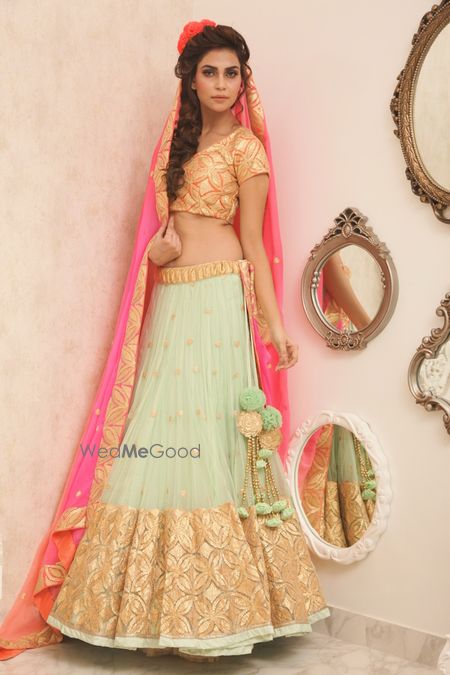 mint and mint lehenga