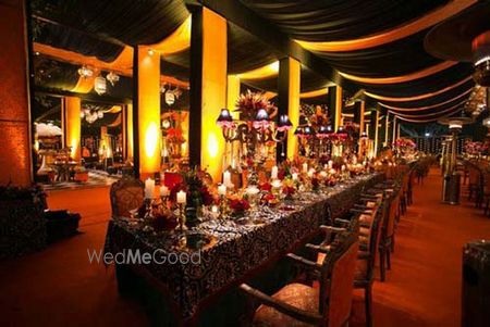 Marigold Wedding Decor Photo