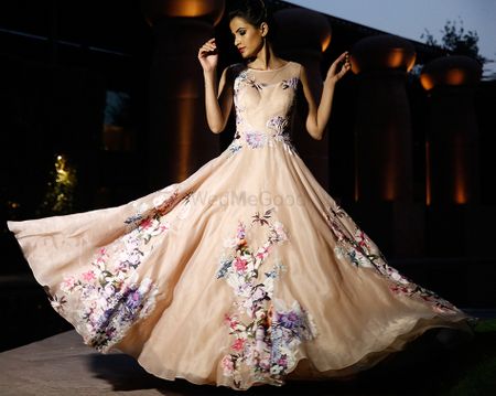 Photo of Floral print gown
