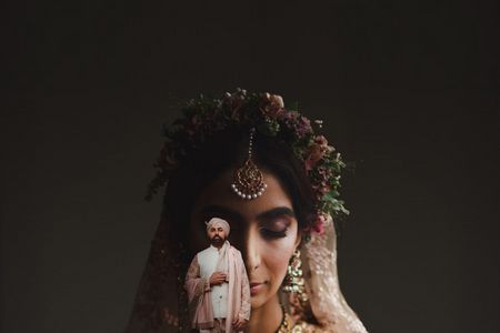 Photo of Unique photography idea with couple portrait