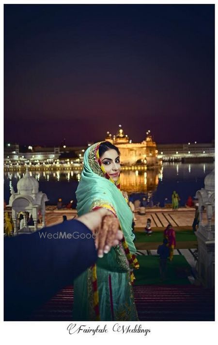 Holding Hands Bride Shot