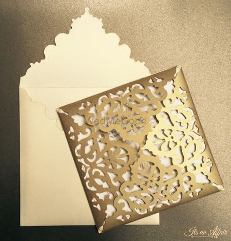 Photo of gold laser cut
