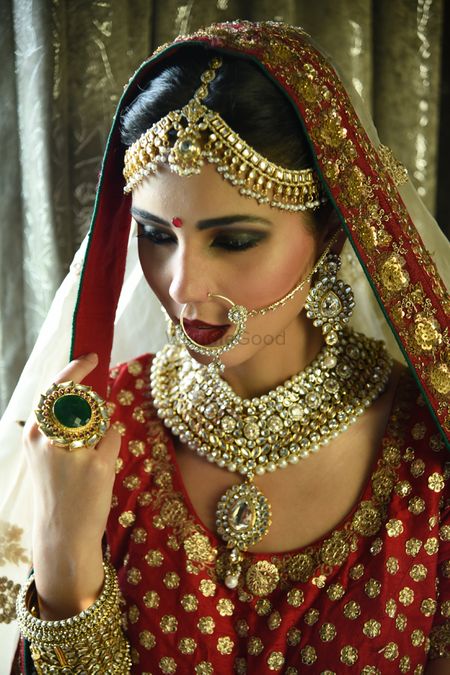 Photo of artificial bridal jewellert sets