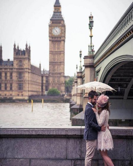 Photo of Destination pre wedding shoot in London