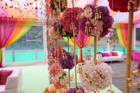 Purple and Pink Floral Decor with Kaleere