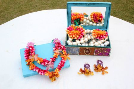 Photo of floral jewellery