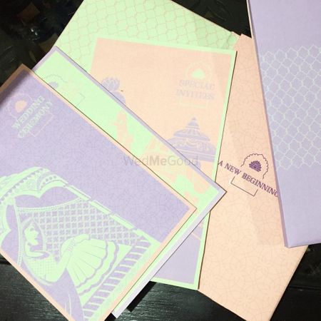 Photo of pastel cards