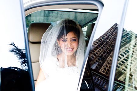 Photo of bridal veil