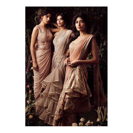 Sari for modern bridesmaids