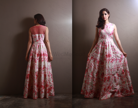 Photo of floral print gown