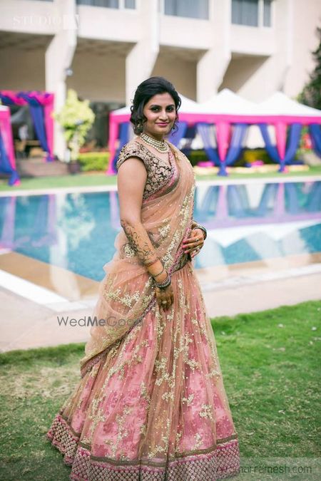 floral print lehenga