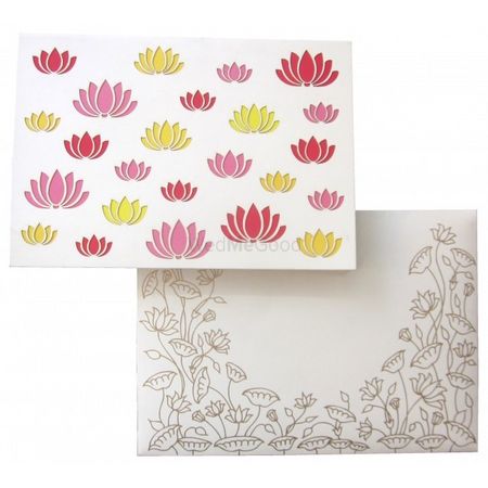 lotus motif cards