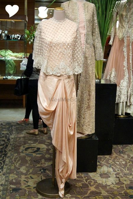 draped gown sari