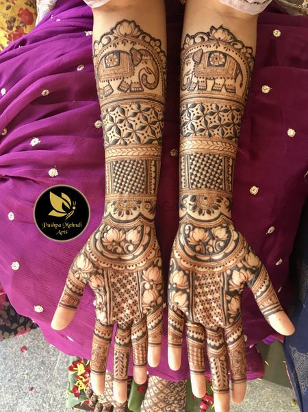 Intricate Rajasthani Mehndi Designs for the Bride