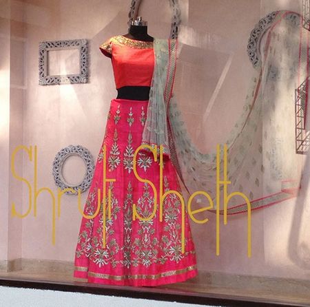 Shruti Sheth Couture bridal lehenga