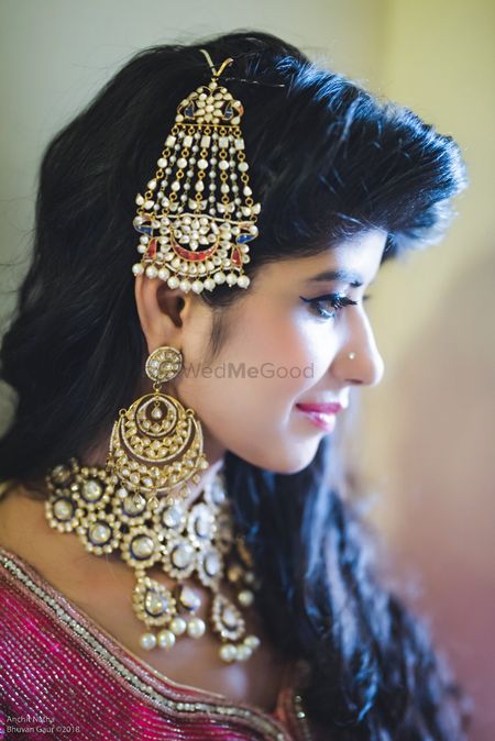 Photo of Bridal or mehendi jewellery with jhoomer