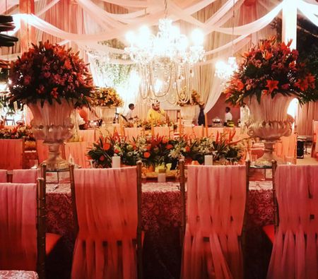 Photo of floral table decor