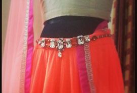 Photo of orange waist belt