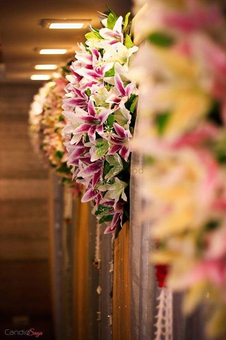 Photo of Purple and White Lilies Decor
