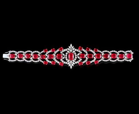Photo of ruby and diamond bracelet
