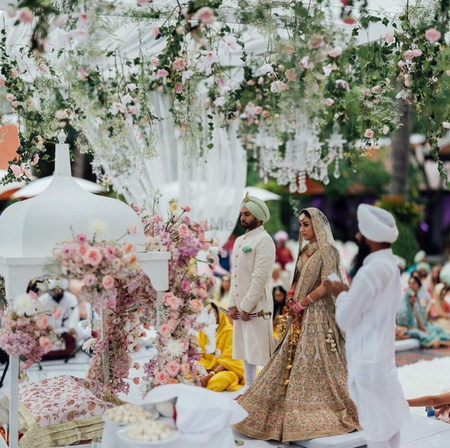 Photo of Morning wedding decor for amu puris wedding