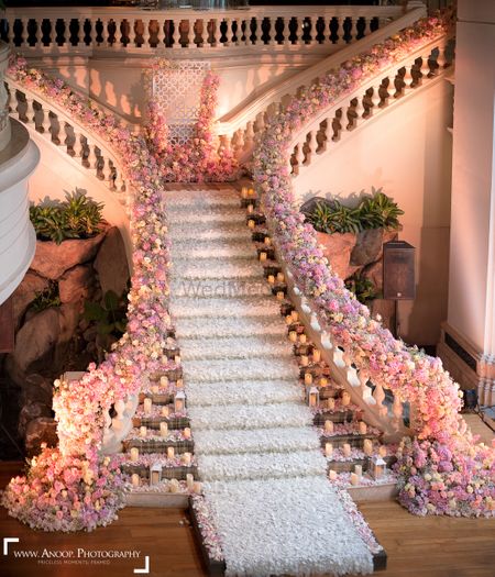 Photo of Pretty pastel staircase decor