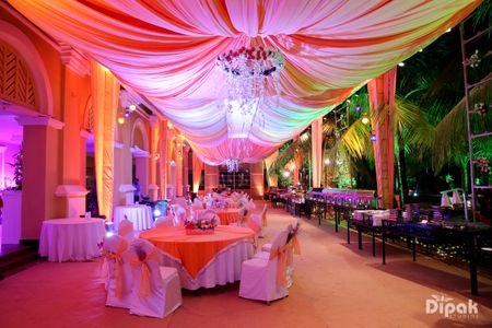 Photo of Coral theme decor for wedding