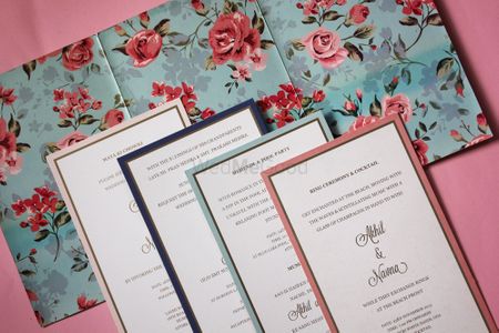 Photo of flora print cards