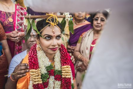south indian bridal shot