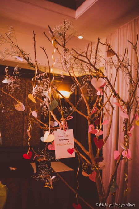 Wishing tree for guests for wedding