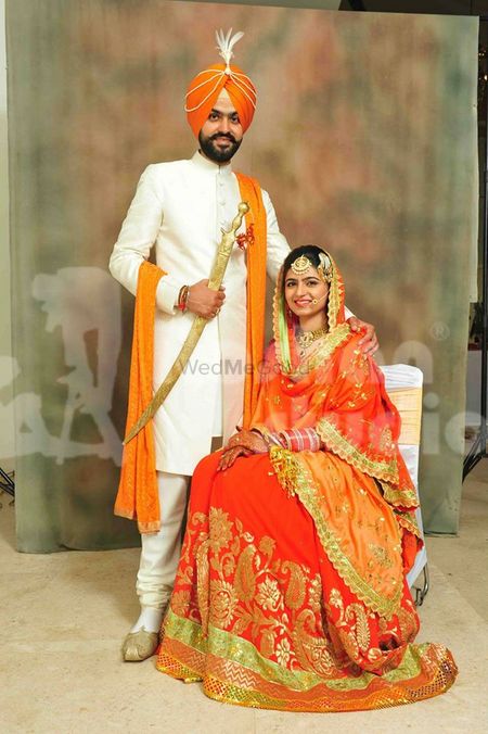 orange georgette sharara