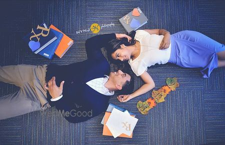 Photo of books pre wedding