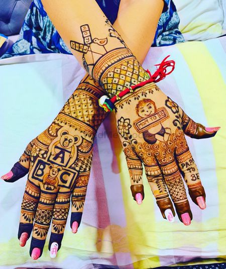 Simple Baby Mehndi Design - In This Article, You Will See The  Out-of-the-box Sit... 2023