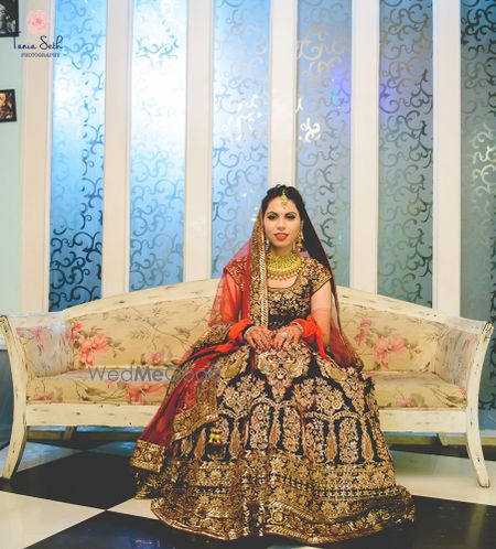 Photo of Red bridal lehenga