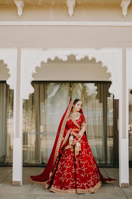 Photo of Sabyasachi red lehenga