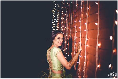 sea green lehenga